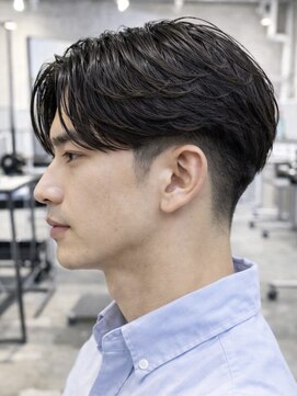 フォト 新宿(foto) ビジネスニュアンスパーマ/リバースセンターパート