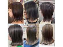 モーイトウキョウ美容室(Mooi Tokyo美容室)の雰囲気（大人女性のハイライト/白髪ぼかし/切りっぱなし顔回り似合わボブ）