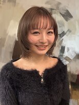 ラミパス(RAMIPASS ladies&gentlemen)&nbsp;レイヤーボブ×透明感ベージュカラー