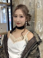 カノン(kanon hair&beauty)&nbsp;サイドお団子/ヘアアレンジ