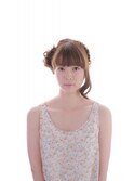 編み込みアップ