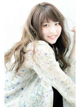 ララテラス(LaLa Terrace) 柔らかゆるふわデジタルパーマ×透け感ベージュ