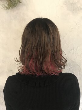 ヘアスタジオニコ(hair studio nico...) インナーピンク