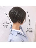  大人ショートカット ボブ