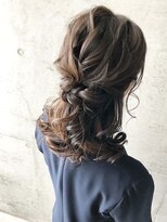 シュリット(schritt) とろみハーフアップ♪ ミディアムヘアでも◎ mutsuki