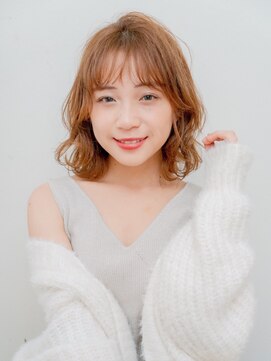 ロンド シャルム 吉祥寺(Lond charme) 【Lond charme 濱田麻佑】ゆるふわ外ハネミディ