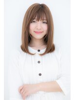 カバーヘア ブリス 戸田公園西口店(COVER HAIR bliss)&nbsp;シースルー前髪x艶カラーピンクラベンダーY戸田公園20代30代40代