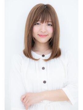 カバーヘア ブリス 戸田公園西口店(COVER HAIR bliss) シースルー前髪x艶カラーピンクラベンダーY戸田公園20代30代40代