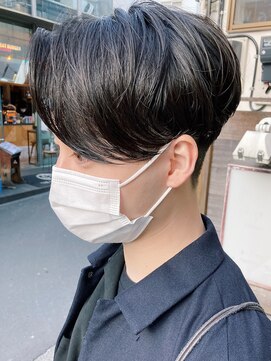 バイフィフス 原宿/表参道(by fifth) 前下がりセンターパートサイドグラデーション/ニュアンスパーマ