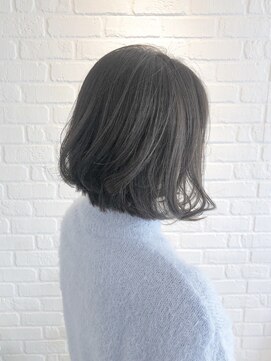 デイジー インデックスヘア 大島店(DAISY index hair) ミントベージュ　前髪なしショート　マロンベージュ