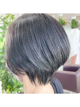 ブレスバイファースト 富谷店(Breath by first) 白髪もしっかりカバー！グレージュボブ！
