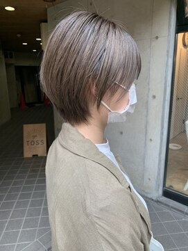ショートオンリーサロントス(short only salon TOSS) 乾かしっぱなしショートマロンベージュ