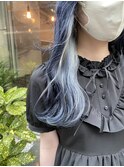 派手髪Blueinner color！！