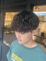 スタッグバーバー 東生駒店(STAG BARBER)&nbsp;マッシュ×ツイストスパイラルパーマ