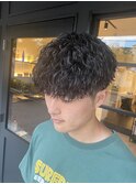 マッシュ×ツイストスパイラルパーマ