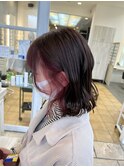 インナーカラー×ピンク
