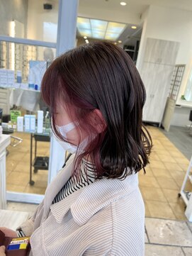 クリスタルマジック 本店(CRYSTAL MAGIC) インナーカラー×ピンク