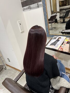 ディッシュ 五反田(dish) ピンク/ブリーチあり/美艶髪ロング☆五反田美容室