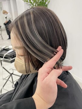 ブラウン(Brown) 大人ハイライトカラー