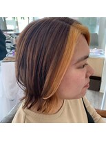 ファイン 三笠店(Fine)&nbsp;レイヤーボブ♪フェイスフレーミングカラー