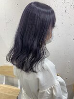 アジールヘア 北千住駅西口店(agir hair) ダークラベンダーカラーイルミナカラー北千住