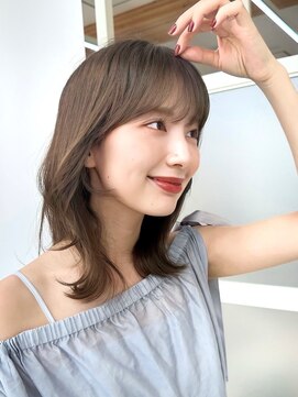 アマトウキョウ アユンチェ(AMA TOKYO×AYUNCHE) 韓国スタイル/ナチュラルくびれヘア_くびれ巻き_レイヤーカット