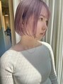 ジーナ 天神(Zina) プツっとボブに柔らかいハイトーンカラーおすすめです！