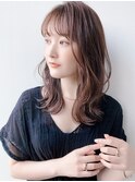 [K-two青山]シースルーバング/大人かわいい/ゆるウェーブヘア