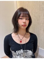 ジーナ 渋谷本店(Zina)&nbsp;透明感オリーブベージュ×レイヤーボブ