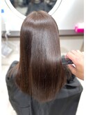 髪質改善/縮毛矯正/ナチュラルブラウン/阪神尼崎/MIST＋