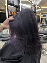 ラピス 渋谷本店(Lapis)&nbsp;インナーカラー/ラベンダーカラー/レイヤーカット/髪質改善