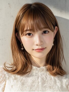 アイスプロドバイブルーム 木更津店(ice prod by bloom) クラゲヘアー/小顔に見せるヘア/ココアベージュ/木更津