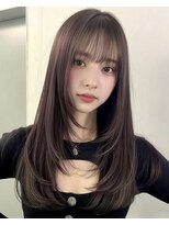 hum 立川【ハム】髪質改善・酸性ストレート・縮毛矯正 ココアベージュ/オリーブグレー/小顔/黒髪[立川/髪質改善]