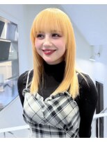 ラック 表参道(LUCK)&nbsp;レイヤーカット/ハイトーン/抜きっぱなしブロンド/ホワイト