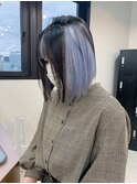 着物ヘア/大人ガーリー/ダークアッシュ/似合わせカット/原宿
