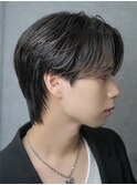ニュアンスパーマ/センターパート/マッシュ/カルマパーマ/メンズ