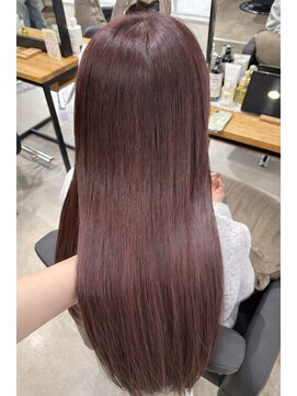 アン ビー(an B) ブリーチありレッドカラー