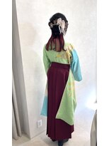 ミュール(miyuru)&nbsp;【miyuru】袴着付とセット