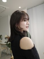 ヌヌ 渋谷 原宿 明治神宮前(nunu) レイヤーカットウルフカットボブグレージュオリーブべージュ
