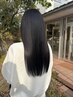 cut + 縮毛矯正 ¥17,600