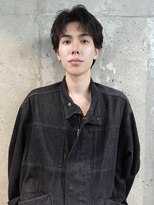 オルカ(ORCA)&nbsp;ナチュラルアップバング　センターパート　メンズ　南川聖華