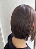 髪質改善　プレミアムカラー　艶ボブ@田代6/23