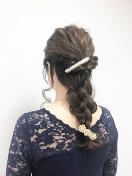 ミセス 天神店(MISESU) 【MISESU】編みおろしヘアセット