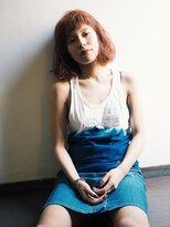 ソーコ 渋谷(SOCO)&nbsp;【SUN】オレンジカラー☆ミックスボブ