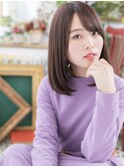 *EVE戸頭*斜めバング♪大人かわいい小顔ストレートa