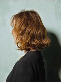 くせ毛風大人ボブ