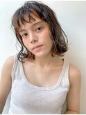 インナーカラーボブ