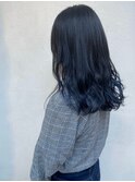 ブルージュカラー_マロンベージュ Aラインボブ かきあげ