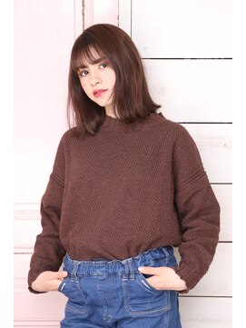 ノアランス 池袋(noah rance) 大人かわいい外国人風ミルクティーブラウン　20代30代40代