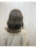 波巻ウェーブ×オリーブグレージュ【TELAHAIR鎌ヶ谷】